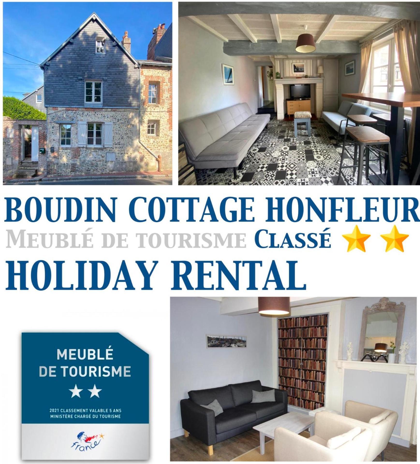 Boudin Cottage Honfleur Kültér fotó